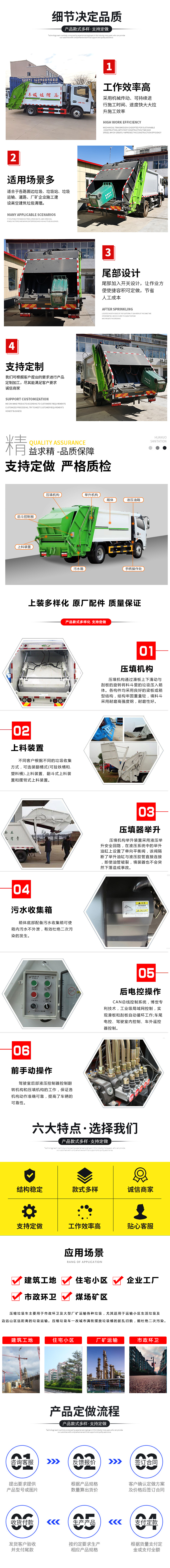 國六東風D9 15方對接垃圾車